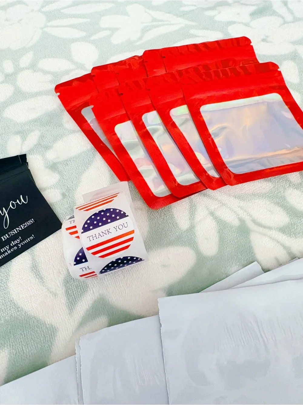 75 Piece Patriotic Shipping Supply Bundle 🇺🇸✨